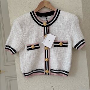 BALMAIN NEW BLOUSE authentic 100% size 8